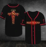 Jesus - I am Man of god Baseball Jersey 165