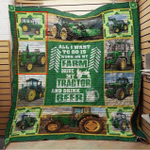 Tractor Quilt Blanket