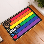 LGBT Everyone Is Welcome Here Doormat