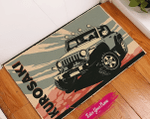 Personalized Custom Name Jeep Art Doormat