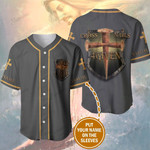 Jesus Personalized Name Baseball Shirt 008