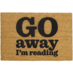 Go Away I'm Reading Doormat