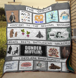 The Office ? Dunder Mifflin Paper Company Quilt Blanket