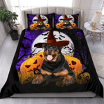Rottweiler Halloween Bedding Set