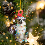  Australian Shepherd Light Christmas Shape Ornament
