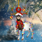  Goat Christmas Light Shape Ornament