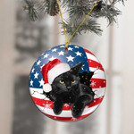  Cat Christmas Round Ornament Crack