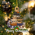  Cattle Moory Christmas Shape Ornament