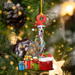  Greyhound Cattle Christmas Lights Shape Ornament
