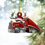  Trucker Christmas Light Shape Ornament