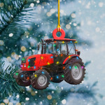  Tractor Light Christmas Shape Ornament