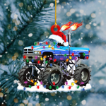  Monster Truck Light Christmas Shape Ornament