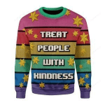 Hobby  Treat People With Kindness Ugly Christmas Sweater