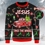 Hobby  Jesus Take The Wheel Ugly Christmas Sweater