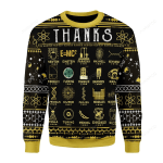 Hobby  Thanks Science Ugly Christmas Sweater