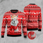 Animal  Festive Llama Xmas Ugly Christmas Sweater