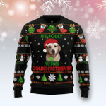 Animal  Golden Retriever Be Jolly Ugly Christmas Sweater
