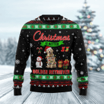 Animal  Christmas Is Better With Golden Retriever Ugly Christmas Sweater