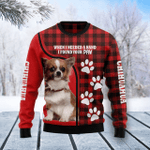 Animal  Chihuahua Paw Ugly Christmas Sweater