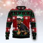 Animal  Rottweiler Cute Ugly Christmas Sweater