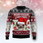 Animal  Merry Puggin Christmas Ugly Christmas Sweater