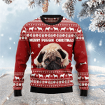 Animal  Merry Puggin Christmas Ugly Christmas Sweater