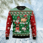 Animal  Pug Snow Day Ugly Christmas Sweater