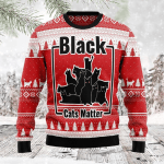 Animal  Black cat Matter Ugly Christmas Sweater