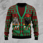 Animal  New 2021 Cat Pocket Xmas Ugly Christmas Sweater