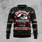 Animal  Dinosaur Mamasaurus Ugly Christmas Sweater