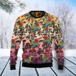 Animal  Parrot Palm Forest Ugly Christmas Sweater
