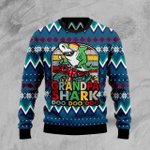 Animal  Grandpa Shark Dododo Ugly Christmas Sweater