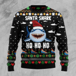Animal  Santa Shark Ho Ho Ho Ugly Christmas Sweater