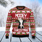Animal  Cow Mooey Christmas Ugly Christmas Sweater