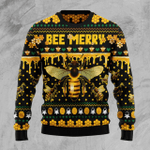Animal  Bee Merry Ugly Christmas Sweater