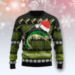 Animal  Fishing Merry Fishmas Ugly Christmas Sweater