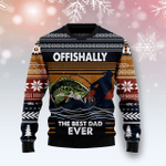 Animal  Fishing Retro Vintage Ugly Christmas Sweater