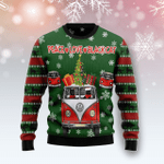 Animal  Hippie Black Cat Ugly Christmas Sweater