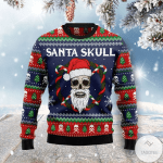 Animal  Santa Skull Ugly Christmas Sweater