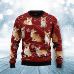 Animal  Pembroke Welsh Corgi Xmas Ugly Christmas Sweater