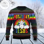 Hobby  LGBT Not Today Jesus Ugly Christmas Sweater