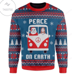 Hobby  Peace On Earth Santa Claus And Jesus In The Car Ugly Christmas Sweater