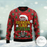 Hobby  Dad Grandpa Claus Veteran Ugly Christmas Sweater