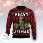 Animal  Dachshund Heavy Liftmas Ugly Christmas Sweater
