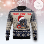 Animal  Dachshund Merry Woofmas Ugly Christmas Sweater