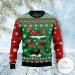 Animal  Dachshund Snow Day Ugly Christmas Sweater