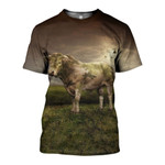3D All Over Printed Camo Cow Shirts and Shorts