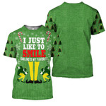 3D All Over Printed Smile Christmas Shirts and Shorts