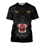 3D All Over Printed Black Cat Shirts and Shorts