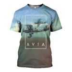 3D All Over Printed Avia B534 Shirts and Shorts